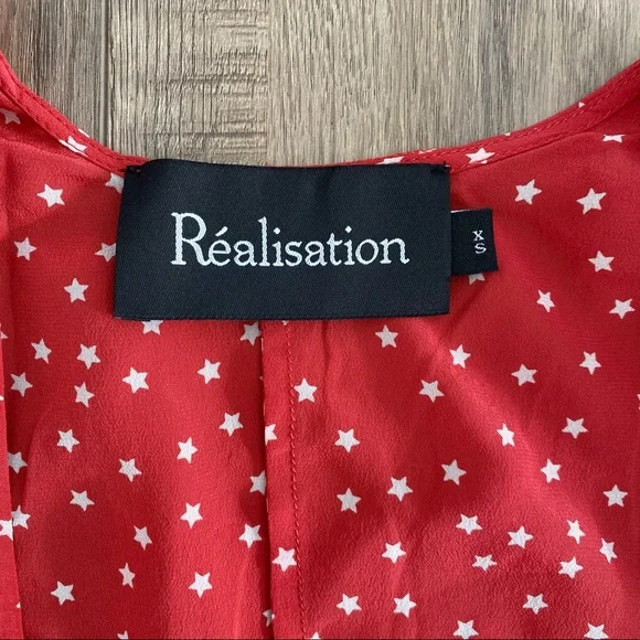 Realisation Par Bianca Star Tie Silk Top - Picture 14 of 16